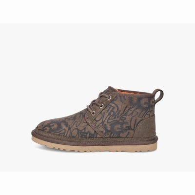 Botas UGG Neumel Street Graffiti Mulher Ardósia | PT-ZDQPS